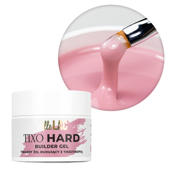 AlleLac Tixo Hard Builder Gel French Rose 45 g – aufbaubares Gel mit Thixotropie