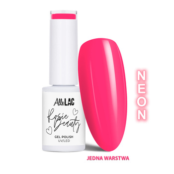 LED/UV-Gel-Nagellack AlleLac x Rosie Beauty Spring Vibes Neon Punch, frei von HEMA/Di-HEMA, 6 g