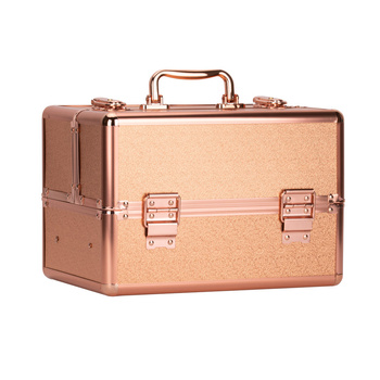 M cosmetic case for nail polish, total rose golden