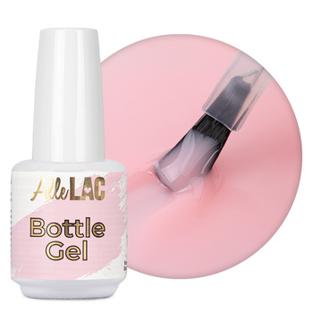Nagelgel in einer Flasche mit Pinsel Bottle Gel AlleLac Misty Rose 15 g