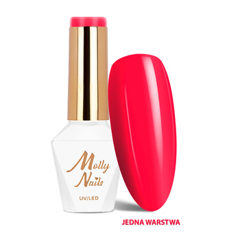 LED/UV-Gel-Nagellack Vivid Vibes Nr. 284 Pink Riot von Molly Nails, HEMA/Di-HEMA-frei, 8 g