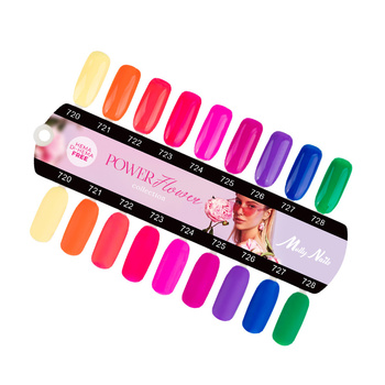 Molly Nails Power Flower – Glanz und Matt, 9 Farben