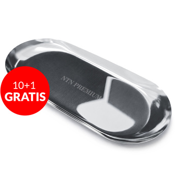 10+1 free NTN Premium oval silver metal tool tray