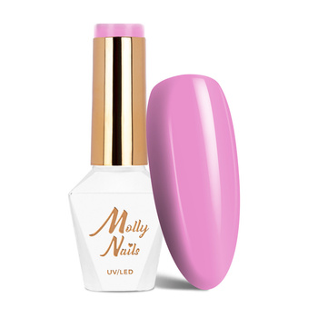 Molly Nails Flamingo Dusty Pink HEMA/Di-HEMA Free Hybrid Nail Polish 8g No. 140