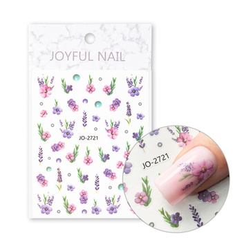 Self-adhesive flower nail stickers JO-2721