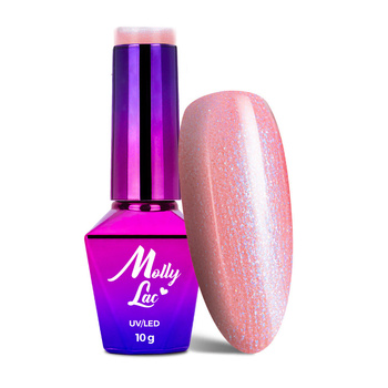 Smalto ibrido MollyLac Wedding Dream &amp; Champagne Bubbly Strawberry 10 g n. 383