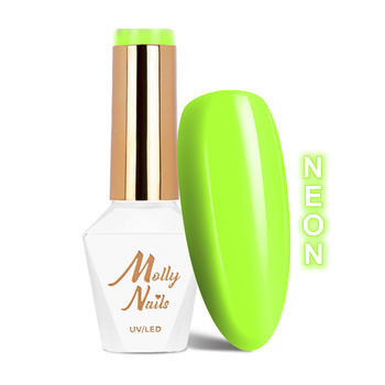 Molly Nails Neons Neon Kiwi HEMA/Di-HEMA Free Hybrid Nail Polish 8g No. 78