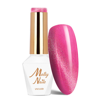 Molly Nails Neon Flashy Cat Eye HEMA Free Hybrid Nail Polish 8g No. 173