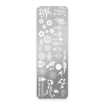 Plate for stamps with patterns SU-08