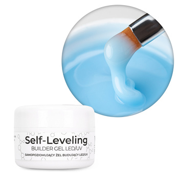 Gel de construcción autonivelante, duro y de densidad media, NTN Premium Blue, sin HEMA ni Di-HEMA, 30 g