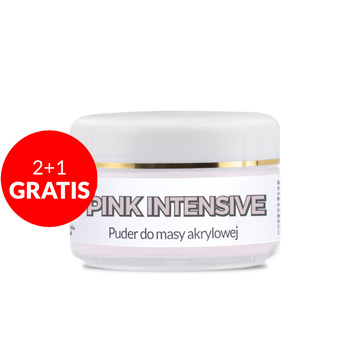 2+1 gratis Acrylpulver für Nägel Allepaznokcie Pink Intensive Acrylic Powder 15 g Nr. 5