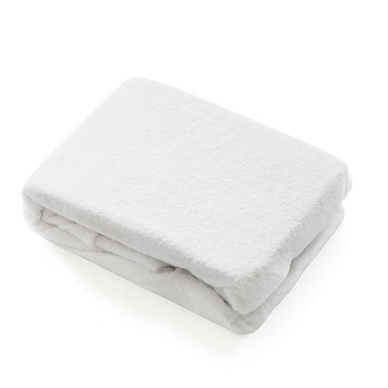 White terry cloth sheet
