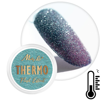 Nagelpulver Thermo Flash Effect MollyLac 0,5 g Nr. 3