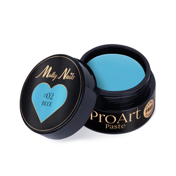 Pasta decorativa ProArt Paste Molly Nails Blue senza HEMA/Di-HEMA 5 g n. 2