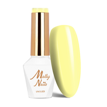 Molly Nails Yoghurt Citrine Cake Hybrid Nail Polish HEMA/Di-HEMA Free 8g No. 125