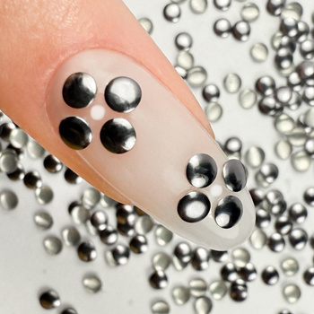 ShinePins : clous lisses, strass, décorations pour ongles, format large, NTN Premium n° 14, 5 g