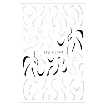 Selbstklebende Nagelsticker, Muster STZ-CS063