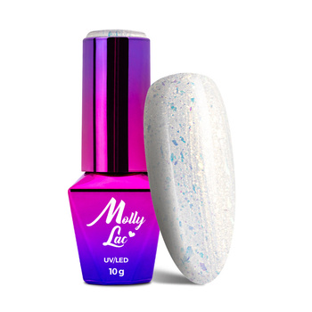 MollyLac Hybrid-Nagellack Mermaid Whispers Pearl Elixir 10 g Nr. 597