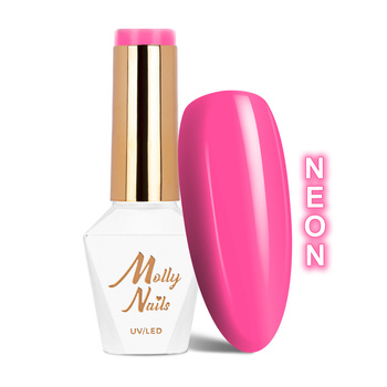 Molly Nails Fancy Fashion Splash Of Pink Neon HEMA/Di-HEMA Free Hybrid Nail Polish 8g No. 332