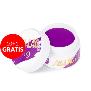 10 + 1 gratuit : Pâte à décorer Art Gel AlleLac sans HEMA/Di-HEMA, 5 g, n° 9