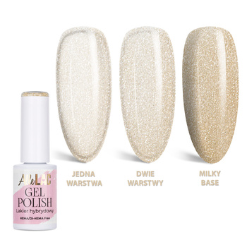 LED/UV Gel Polish Nudes N25 Golden Nude AlleLac HEMA/Di-HEMA Free 6g