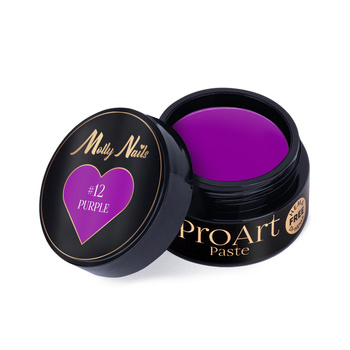Pasta decorativa ProArt Paste Molly Nails Purple senza HEMA/Di-HEMA 5 g n. 12