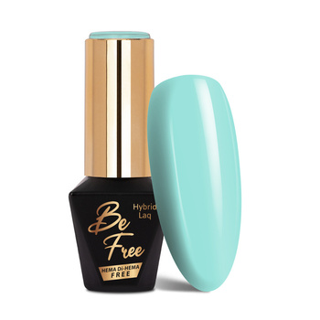 Гібридний лак MollyLac BeFree Pastels Crazy mint без HEMA/Di-HEMA, 10 г, № 20