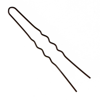 Brown hairpins, 7.5 cm, 20 pieces