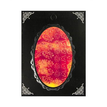 Self-adhesive sticker with leaves, flowers, butterflies, and bunnies No. 35