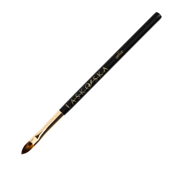 Gelix black oval gel brush, bristle length 11 mm Laskovska Brushes
