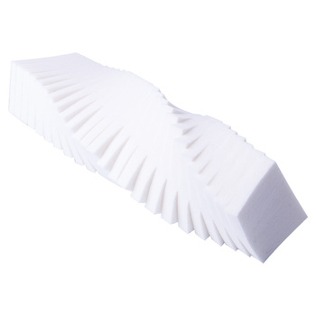 Sponge for ombre and makeup, latex, white, 25 pcs