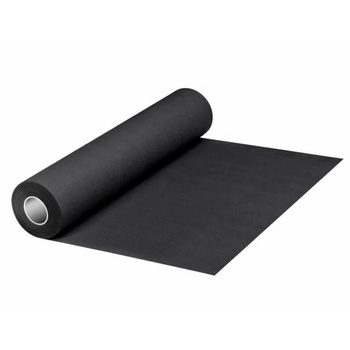 Disposable cosmetic pad, tissue paper and foil, 30 cm x 20 m, Medprox Comfort, black