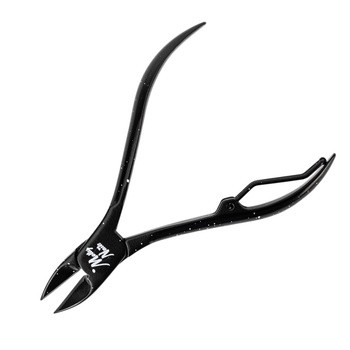 Molly Nails professional pedicure nippers, black blade, 15 mm