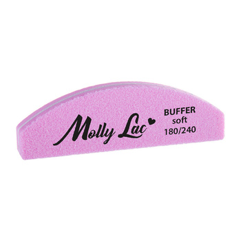 Double-sided polisher Buffer mini half-moon boat Soft 180/240 MollyLac