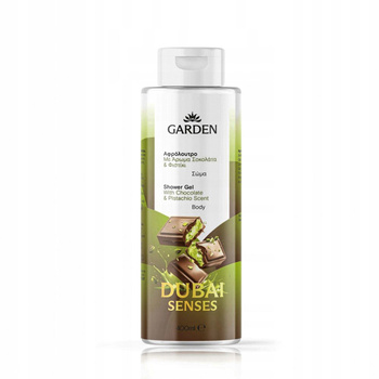 Garden Dubai Senses chocolate and pistachio scented shower gel 400ml