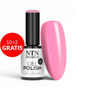 10 + 2 gratuits - Vernis hybride LED/UV Gel Polish NTN Premium Édition limitée n° 386 sans HEMA/Di-HEMA, 5 g