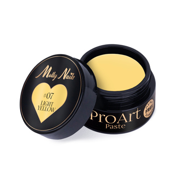 Pasta decorativa ProArt Paste Molly Nails Giallo chiaro senza HEMA/Di-HEMA 5 g n. 7