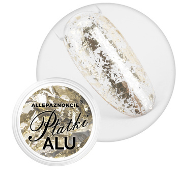 Metallic nail dust Alu Allepaznokcie flakes 0.2 g No. 7