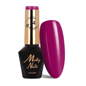 Molly Nails Juicy hybrid nail polish by Monika Mielniczuk HEMA/Di-HEMA free 8g No. J4