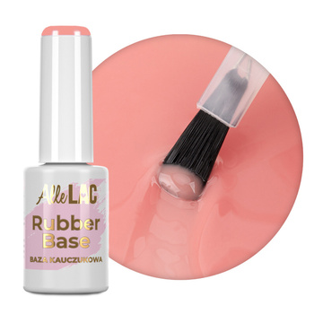 Base de caucho Rubber Base AlleLac Vibrant Coral sin HEMA/Di-HEMA, 7 g, n.º 9