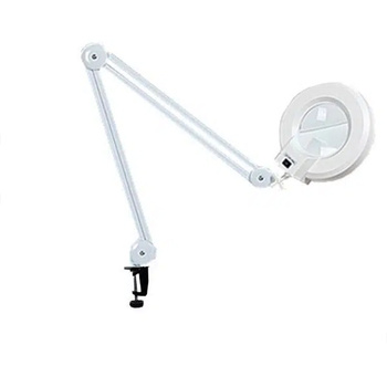 Lampe loupe CO 22 W, 5 dpi, modèle Basic, à fixer sur une table, blanche, CN01901