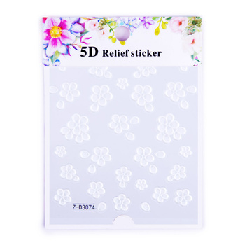 Adesivi 5D per gioielli, fiori acrilici bombati autoadesivi Z-D3074