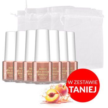 100 Stück Spezialöl für Nagelhaut und Nägel mit dem Duft „Peachy Punch“ im 5-ml-Beutel