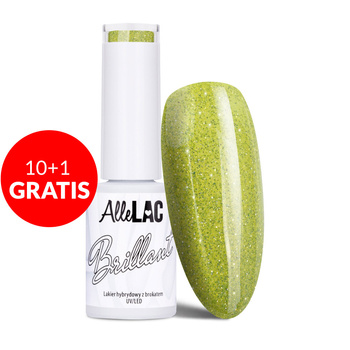 10 + 1 gratuit Vernis hybride AlleLac Brillant sans HEMA/Di-HEMA 5 g n° 131