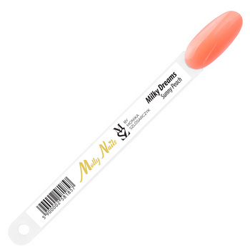 Musterkatalog für Milky Dreams Gel Sunny Peach von Monika Szlósarczyk Molly Nails