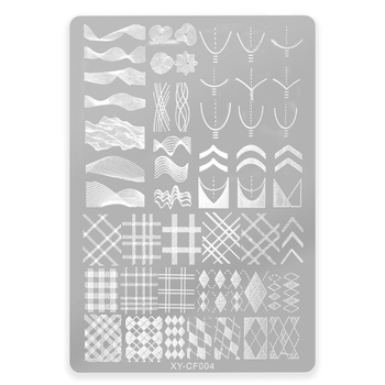 Stempelplatte mit Motiven XY-CF004