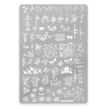 Stempelplatte mit Motiven plus-071