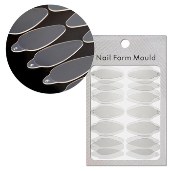 Selbstklebende Silikonformen für Dual Form, oval, ST012-3, MollyLac, 24 Stück