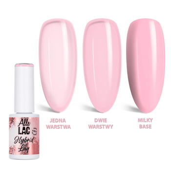 Esmalte híbrido LED/UV Gel Polish Nudes N5 Sweet AlleLac sin HEMA ni Di-HEMA, 6 g