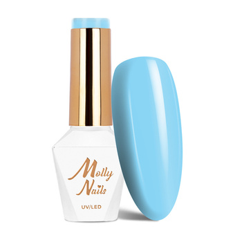 Molly Nails Yoghurt Tempting Foam Hybrid Nail Polish HEMA/Di-HEMA Free 8g No. 124